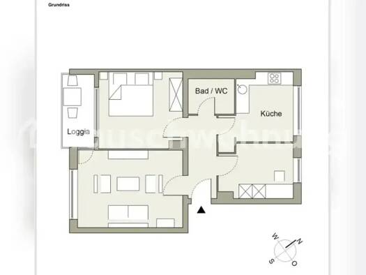 Wohnung zur Miete Tauschwohnung 645 € 2,5 Zimmer 55 m² Vorstadt Kiel 24103