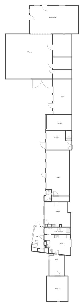 Immobilie zum Kauf als Kapitalanlage geeignet 79.000 € 5 Zimmer 158 m²<br/>Fläche 2.254,2 m²<br/>Grundstück Buttstädt 99628