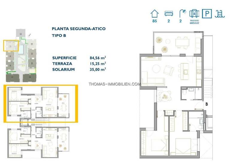 Penthouse zum Kauf 264.900 € 3 Zimmer 84 m² San Pedro del Pinatar 30740