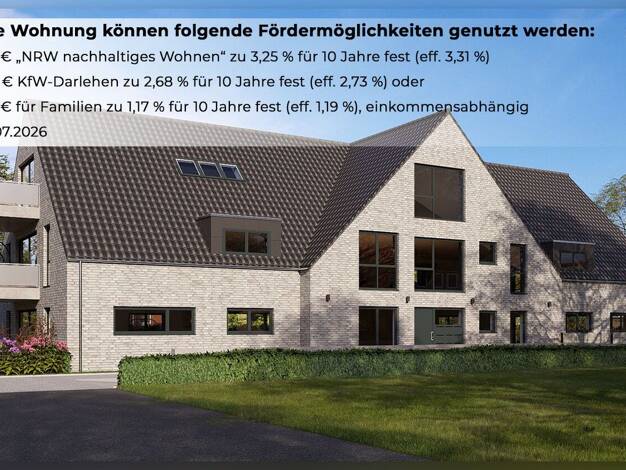 Wohnung zum Kauf - Neubau 419.000 € 3 Zimmer 105,8 m² Borken Borken 46325