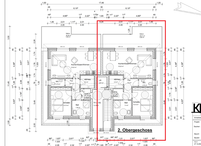 Wohnung zur Miete 885 € 2 Zimmer 77,2 m² frei ab sofort Neuenburg Zetel 26340