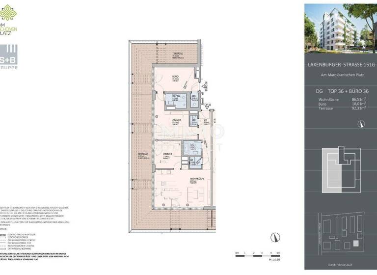 Wohnung zum Kauf - Erstbezug provisionsfrei 1.210.000 € 4 Zimmer 104,5 m² Wien,Favoriten 1100