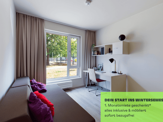 Wohnung zur Miete 614 € 1 Zimmer 20,5 m² 3. Geschoss frei ab 01.10.2026 Jochen-Klepper-Straße 1 Bornstedter Feld Potsdam 14469