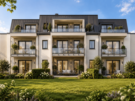 Wohnung zur Miete - Erstbezug 1.560 € 3 Zimmer 87 m² 2. Geschoss frei ab sofort Penzendorf Schwabach 91126