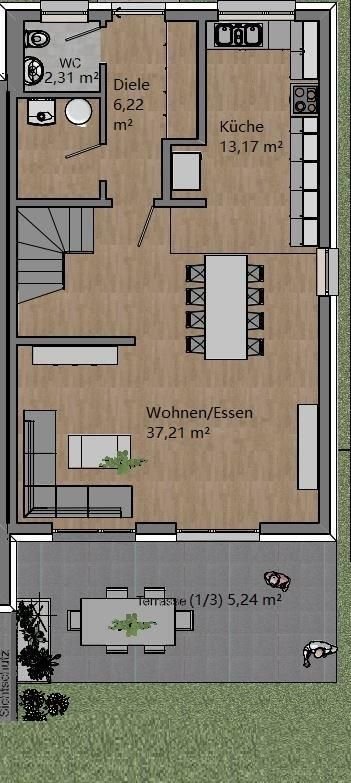 Reihenendhaus zum Kauf 566.900 € 5 Zimmer 163,8 m²<br/>Wohnfläche 504,5 m²<br/>Grundstück ab sofort<br/>Verfügbarkeit Klardf-Stegen-Oberweiherhs-Unterweiherhs Schwandorf 92421