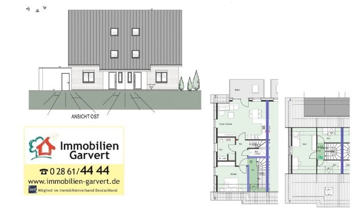 Maisonette zum Kauf provisionsfrei 321.300 € 4 Zimmer 86 m²<br/>Wohnfläche Gescher Gescher 48712