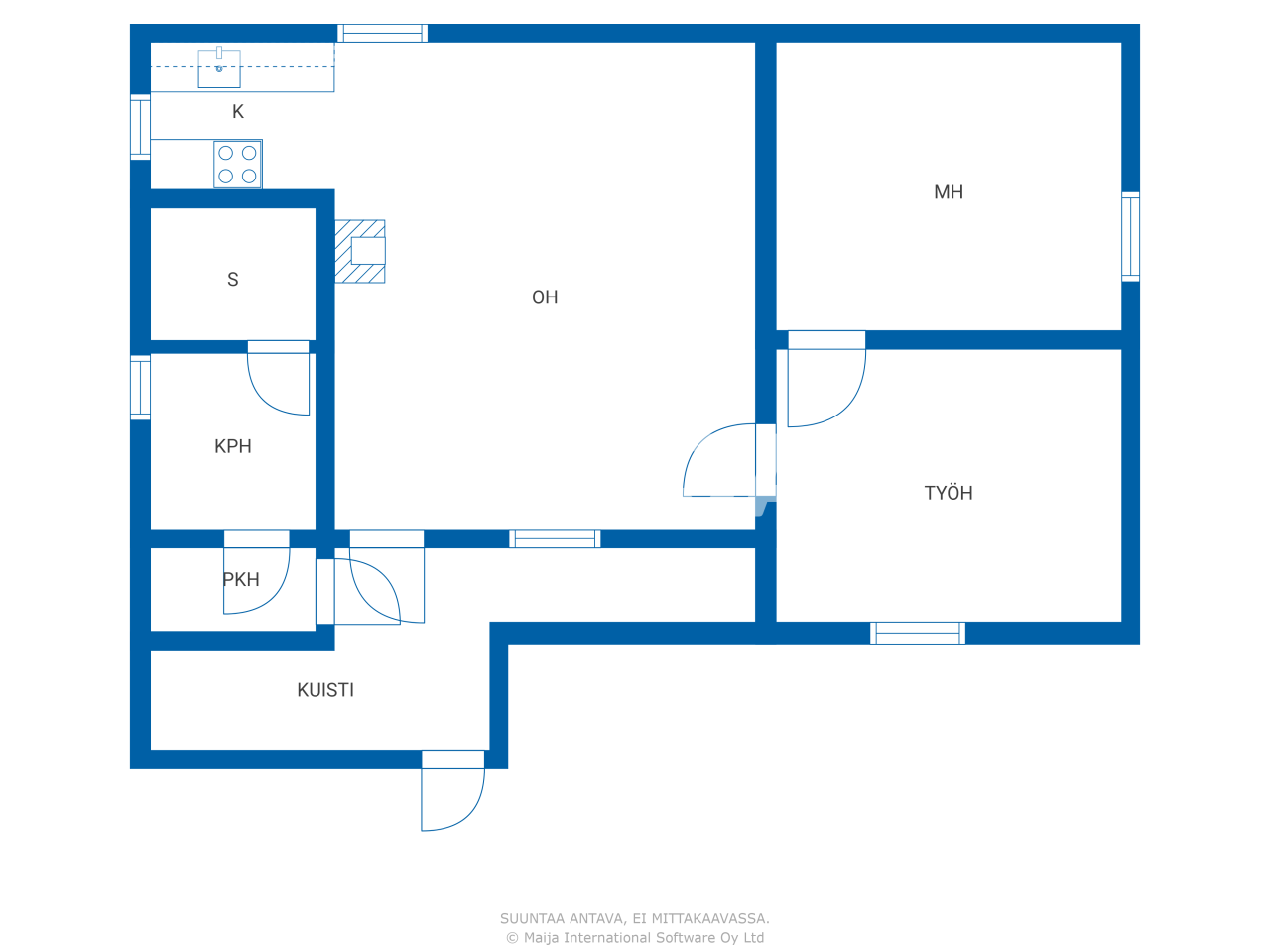 Haus zum Kauf 39.000 € 4 Zimmer 79,6 m²<br/>Wohnfläche 9.000 m²<br/>Grundstück Eskolankuja 78 Kouvola 49290