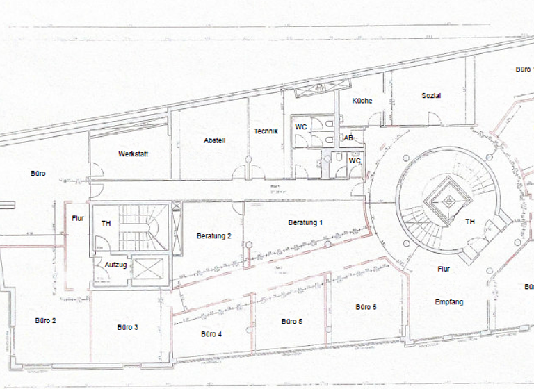 Büro zur Miete provisionsfrei 499,3 m² Bürofläche Frauentorstraße 9-11 Altstadt Weimar 99423