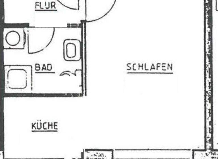 Wohnung zur Miete 198 € 1 Zimmer 31 m² 1. Geschoss frei ab 01.03.2026 Südbahnstraße 4 Zentrum Chemnitz , Sachs 09111