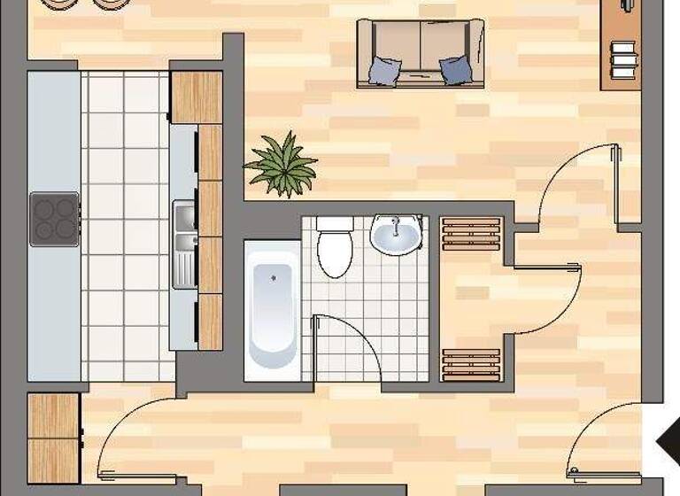 Wohnung zur Miete nur mit Wohnberechtigungsschein 396 € 3 Zimmer 77,6 m² 3. Geschoss Louise-Schröder-Straße 17 Boele Hagen 58099