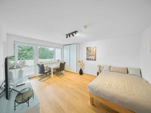 Studio zur Miete 1.100 € 1 Zimmer 33 m² Geschoss 3/5 frei ab 01.03.2026 Hanauer Straße 11 Moosach München 80992