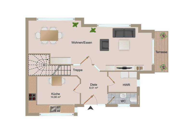 Doppelhaushälfte zum Kauf 339.000 € 4 Zimmer 104,6 m² 694 m² Grundstück Iprump/Stickgras Delmenhorst / Stickgras 27751