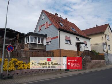 Einfamilienhaus zum Kauf provisionsfrei 165.000 € 6 Zimmer 124 m² 346 m² Grundstück Wolferborn Büdingen 63654