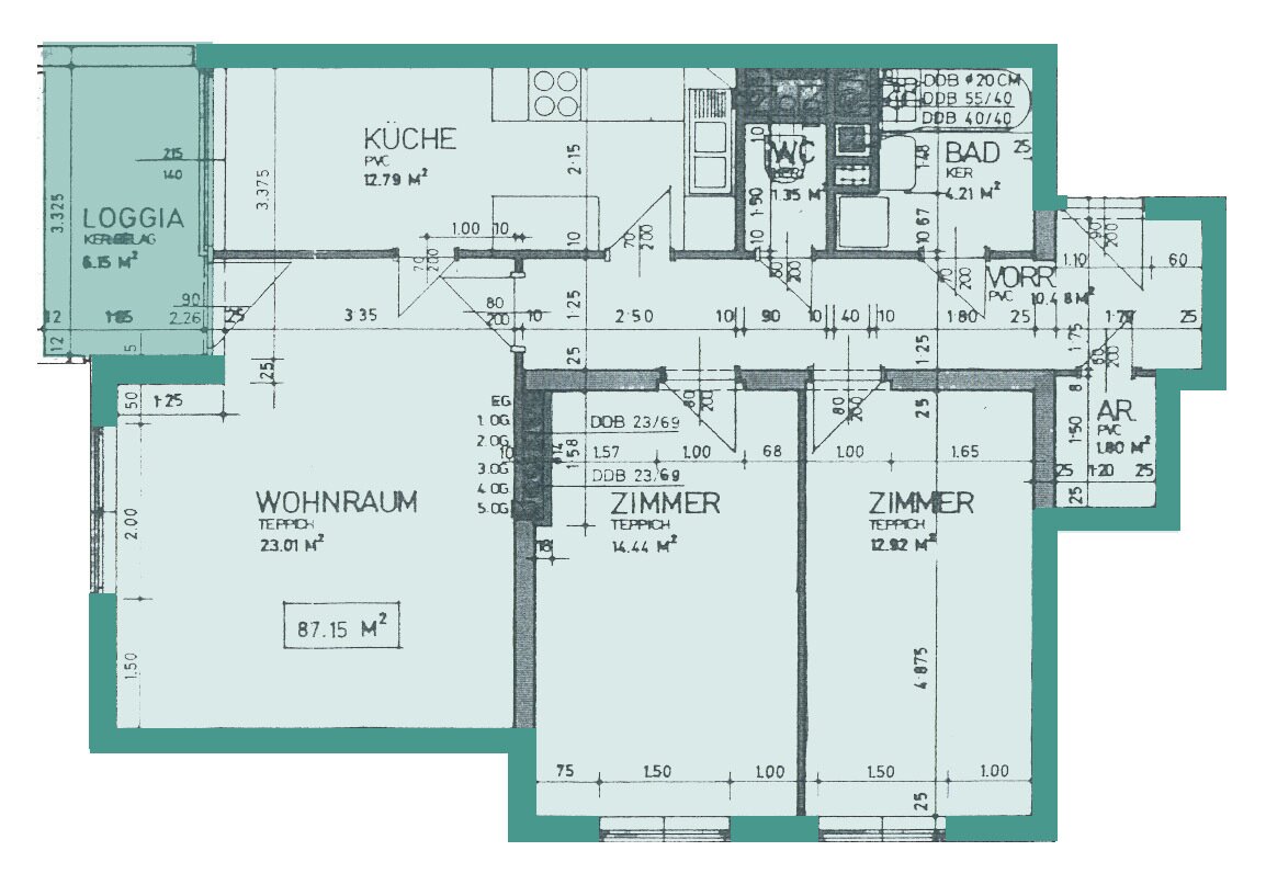 Wohnung zum Kauf 135.605 € 3 Zimmer 87,2 m²<br/>Wohnfläche EG<br/>Geschoss Ober-Grafendorf 3200