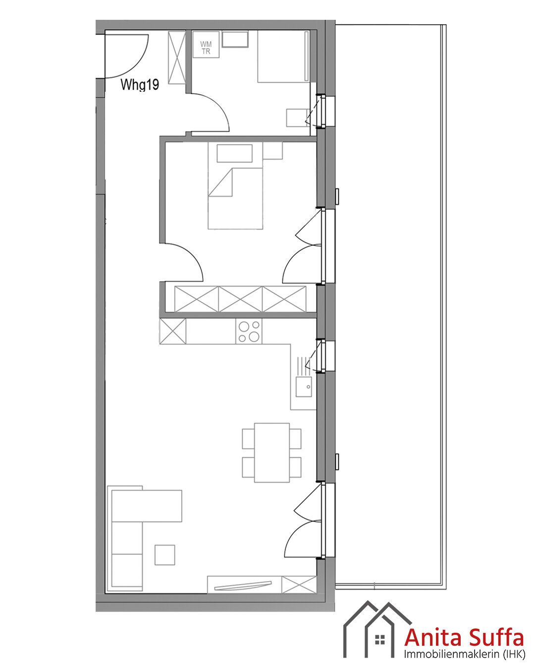 Penthouse zum Kauf provisionsfrei 285.800 € 2 Zimmer 75,2 m²<br/>Wohnfläche 3.<br/>Geschoss Dombühl Dombühl 91601