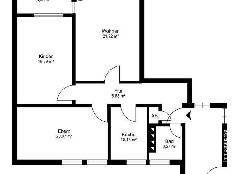 Wohnung zum Kauf 339.000 € 3 Zimmer 81 m² Rissen Hamburg 22559