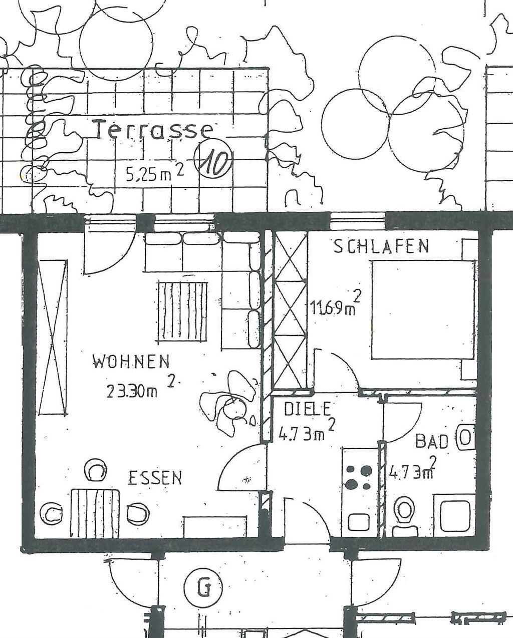 Wohnung zur Miete 300 € 1 Zimmer 47 m²<br/>Wohnfläche Böhmstr. 2b Schöfweg Schöfweg 94572