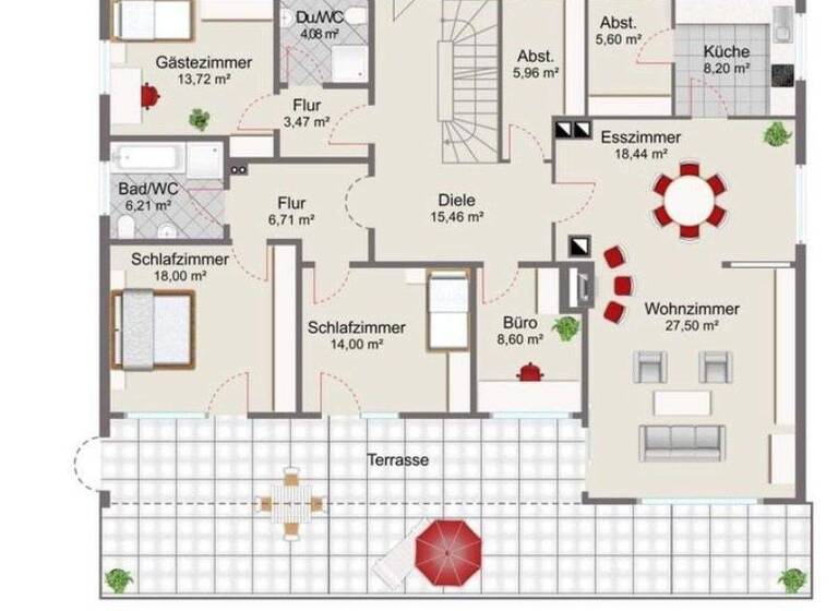 Wohnung zur Miete 1.300 € 5 Zimmer 150 m² EG Jurablick 4 Willaringen Rickenbach 79736