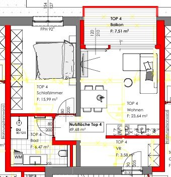 Wohnung zur Miete 960 € 2 Zimmer 49,5 m²<br/>Wohnfläche 1.<br/>Geschoss Ebbs 6341