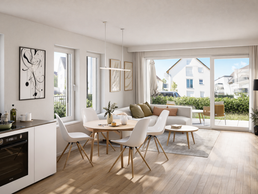 Terrassenwohnung zum Kauf - Neubau provisionsfrei als Kapitalanlage geeignet 539.000 € 3 Zimmer 74,4 m² teilbar ab 74,4 m² Breite Straße 15 Nufringen 71154