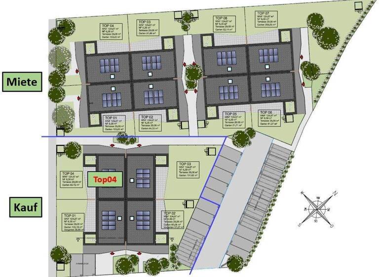 Doppelhaushälfte zur Miete 1.670 € 4 Zimmer 125 m² Flurgasse Siegendorf 7011