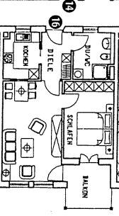 Wohnung zur Miete 650 € 2 Zimmer 53 m²<br/>Wohnfläche EG<br/>Geschoss Fiegenschuhweg 1 Hindelang Bad Hindelang 87541