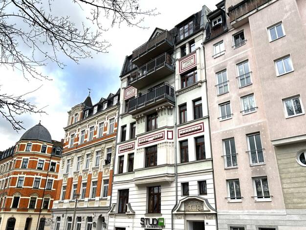 Wohnung zum Kauf 80.000 € 4 Zimmer 99,5 m² 1. Geschoss Goethestraße 99 Preißelpöhl Plauen 08525
