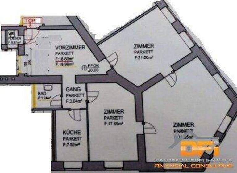 Wohnung zum Kauf 630.000 € 3 Zimmer 104,1 m² Wien 1060