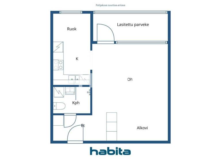 Studio zum Kauf 137.000 € 1 Zimmer 39,5 m² 9. Geschoss Yläkartanontie 20 Espoo 02360