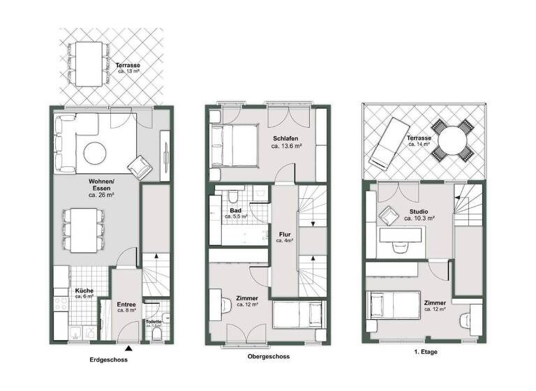 Reihenendhaus zum Kauf provisionsfrei 450.000 € 4 Zimmer 113,3 m² 263 m² Grundstück Werneuchen 16356