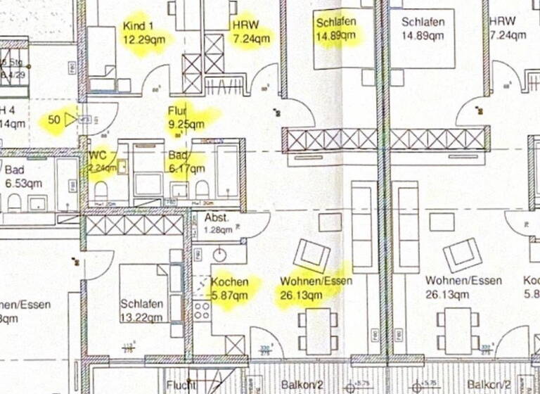 Wohnung zum Kauf provisionsfrei 889.000 € 3,5 Zimmer 89,4 m² 2. Geschoss Bogenhausen München 81925