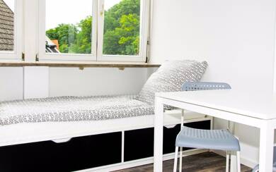 Wohnung zur Miete Wohnen auf Zeit 890 € 1 Zimmer 14 m² frei ab 27.08.2025 Bachwiesenstrasse 0 Südheim Stuttgart Süd (Heslach) 70199