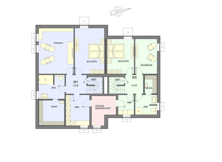 Haus zum Kauf provisionsfrei 1.380.000 € 5 Zimmer 153 m² 1.946 m² Grundstück Bi Trentaft 12 Utersum 25938