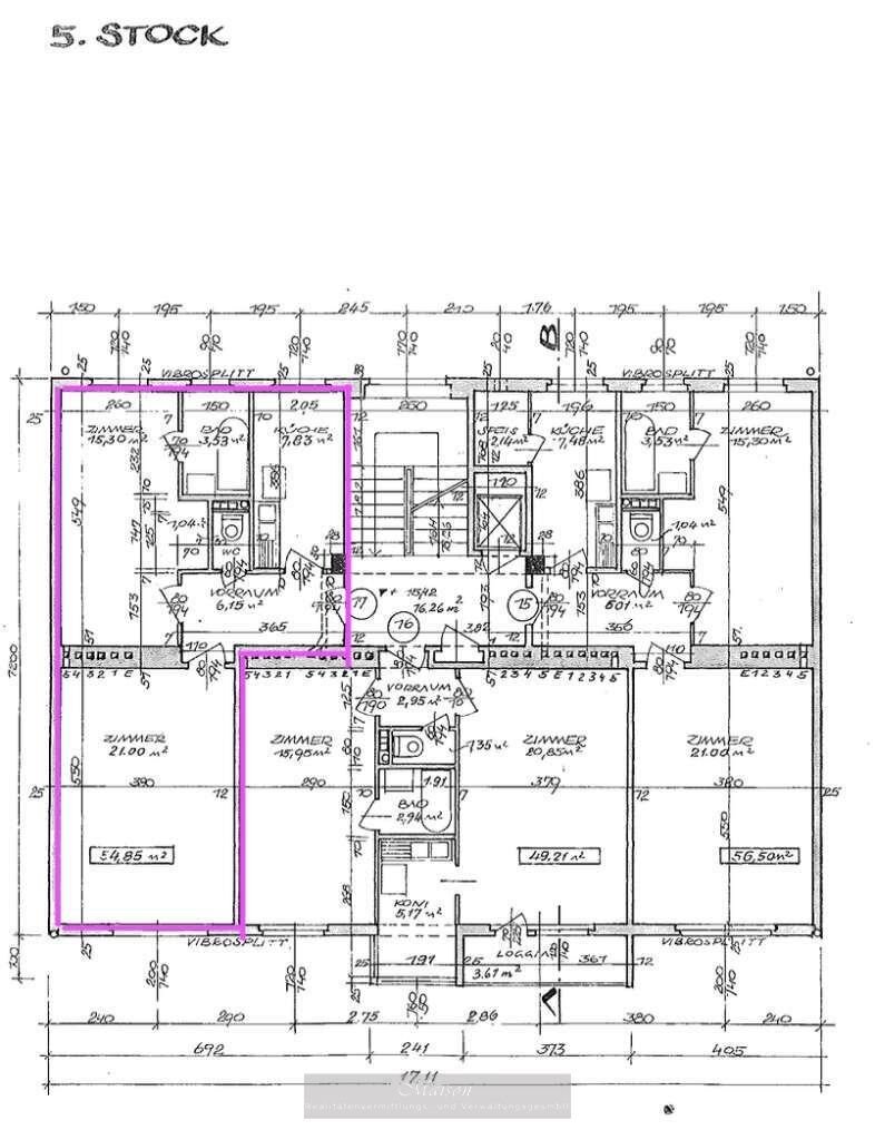 Wohnung zum Kauf 209.000 € 2 Zimmer 54,9 m²<br/>Wohnfläche 5.<br/>Geschoss Wien 1100