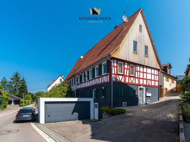 Doppelhaushälfte zum Kauf 295.000 € 6 Zimmer 125 m² 249 m² Grundstück Unterbrüden Auenwald 71549