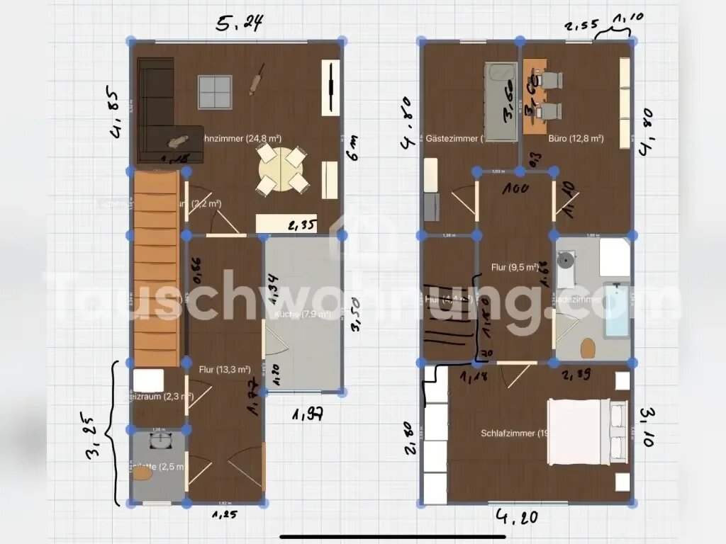 Wohnung zur Miete 1.150 € 4 Zimmer 115 m²<br/>Wohnfläche EG<br/>Geschoss Glashütte Hamburg 22417