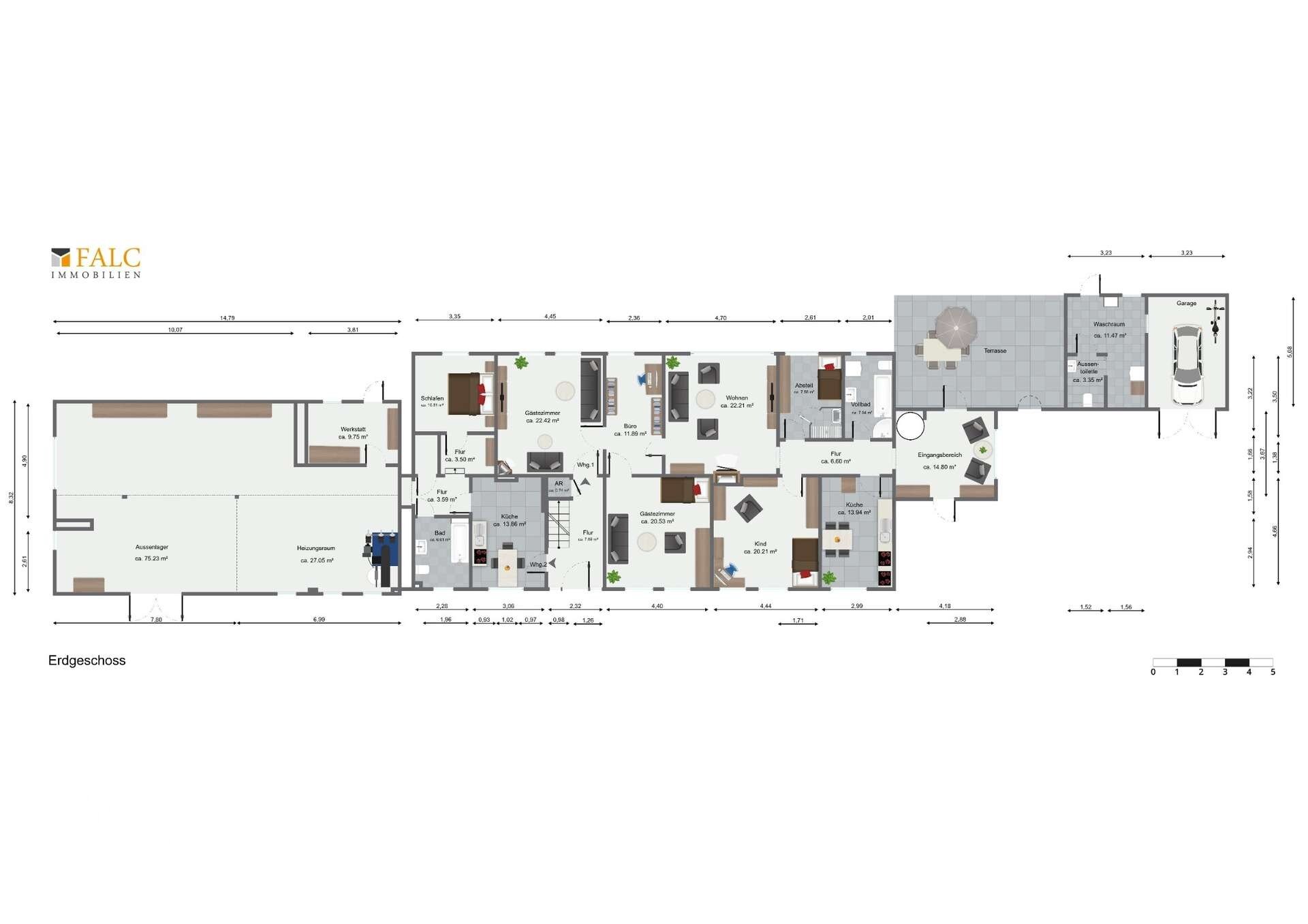 Mehrfamilienhaus zum Kauf 395.900 € 15 Zimmer 376 m²<br/>Wohnfläche 4.000 m²<br/>Grundstück Trebs Lübtheen 19249