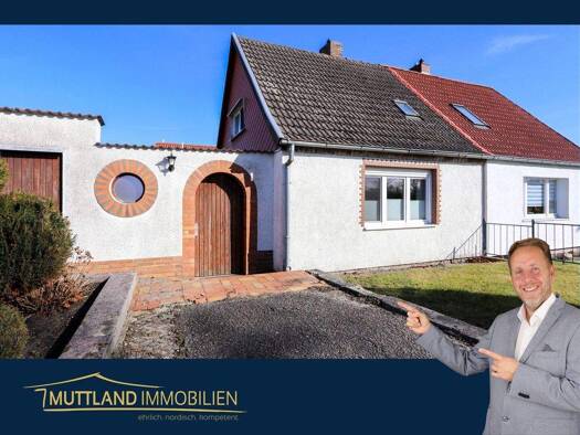 Doppelhaushälfte zum Kauf 385.000 € 4 Zimmer 120 m² 1.192 m² Grundstück Frankensiedlung Stralsund 18439