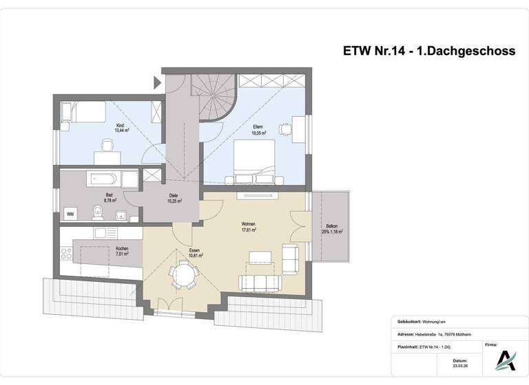 Wohnung zum Kauf 469.000 € 4,5 Zimmer 124 m² Müllheim 79379