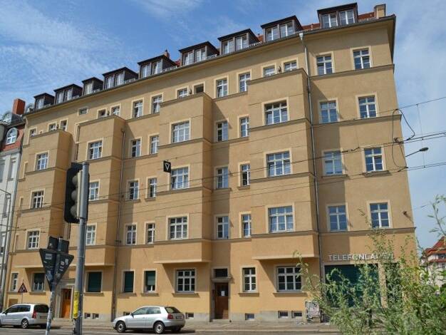 Wohnung zur Miete 448 € 2 Zimmer 33,1 m² EG Wolfgang-Heinze-Straße 4 Connewitz Süd 04277