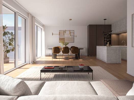 Terrassenwohnung zum Kauf - Neubau 848.200 € 3 Zimmer 105,4 m² 1. Geschoss Wien 1220