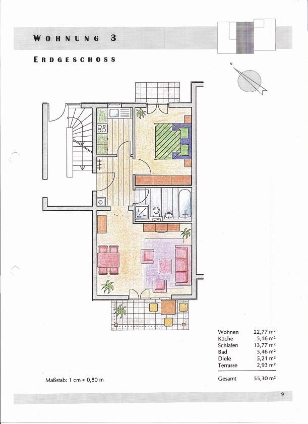 Terrassenwohnung zur Miete 770 € 2 Zimmer 55 m²<br/>Wohnfläche EG<br/>Geschoss Alpenblickstr. 4 Holzkirchen Holzkirchen 83607