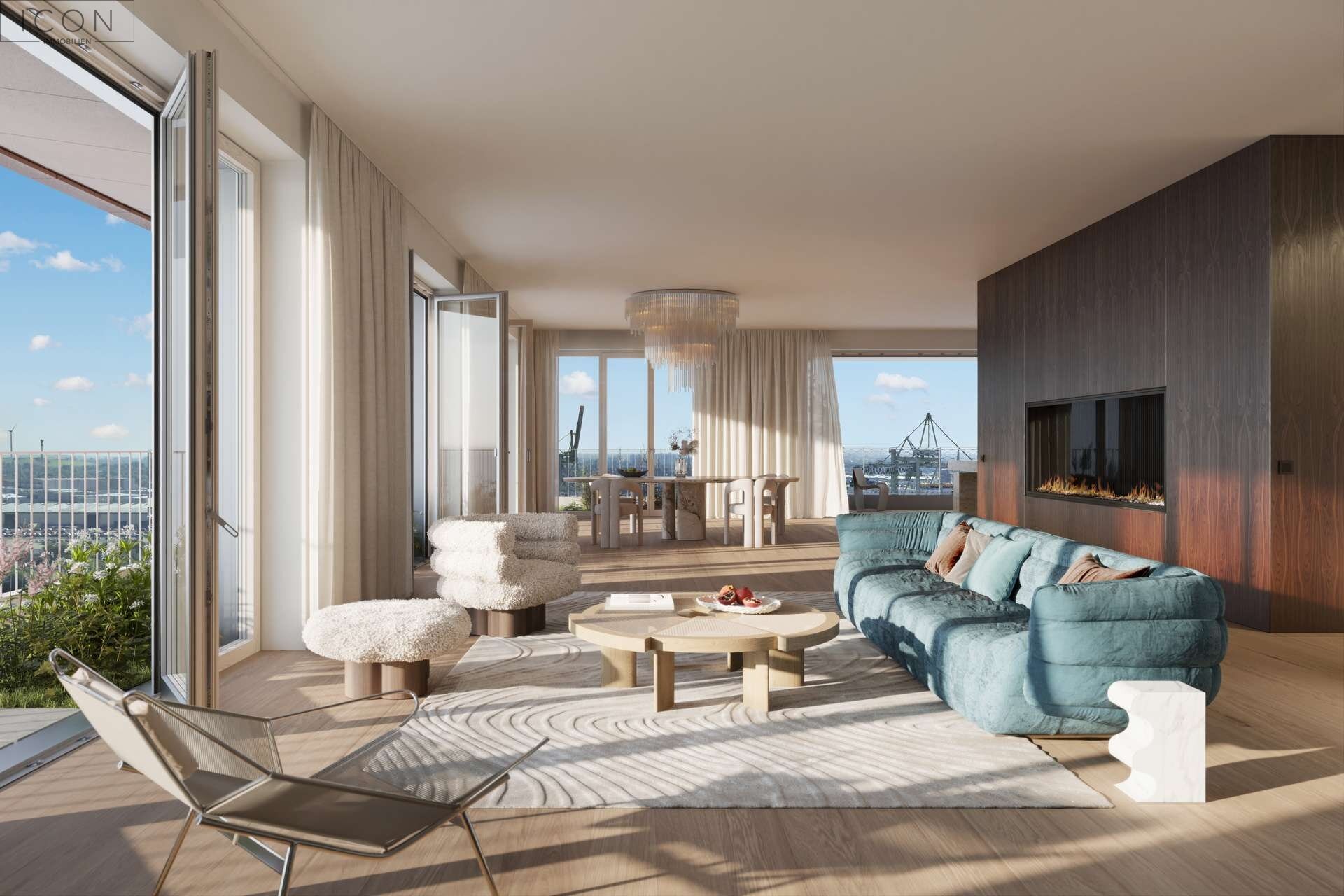 Penthouse zum Kauf provisionsfrei 4 Zimmer 259,7 m²<br/>Wohnfläche 12.<br/>Geschoss HafenCity Hamburg 20457