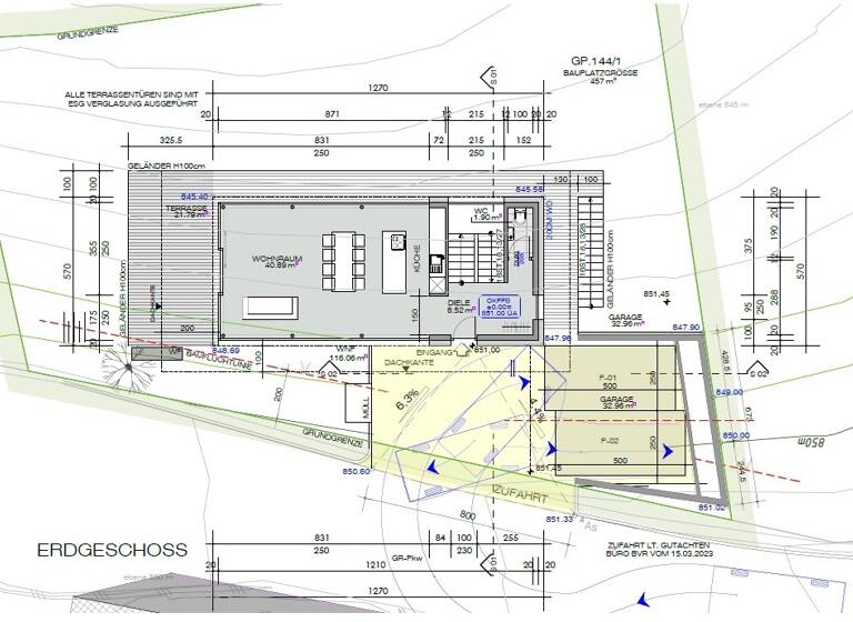 Grundstück zum Kauf 395.000 € 457 m² Grundstück Fuchsgasse Birgitz 6092