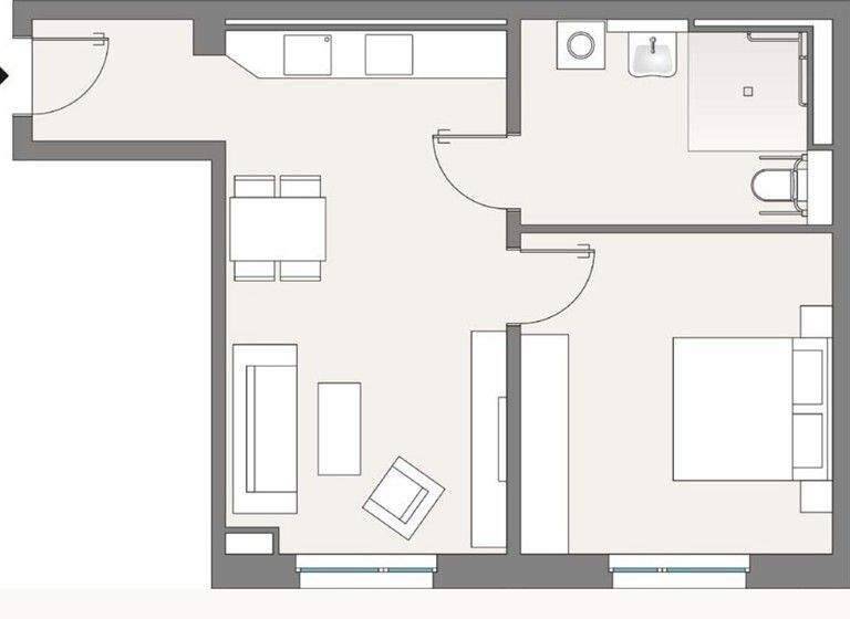 Wohnung zur Miete 773 € 2 Zimmer 58,6 m² Mockauer Straße 2 Mockau-Nord Leipzig 04357