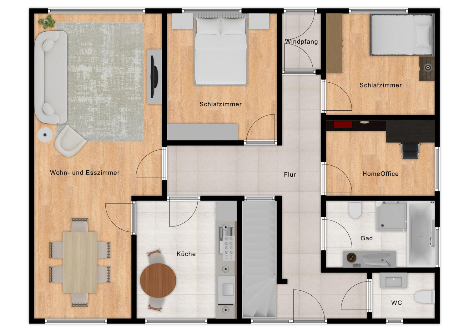 Einfamilienhaus zum Kauf 269.000 € 5 Zimmer 99 m²<br/>Wohnfläche 528 m²<br/>Grundstück Wahlbezirk 113 Nordhorn 48531