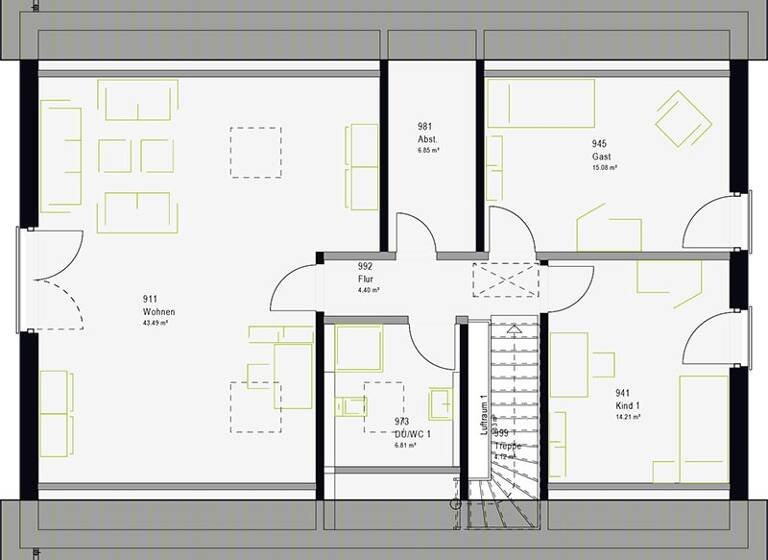 Haus zum Kauf provisionsfrei 337.800 € 5 Zimmer 161 m² 690 m² Grundstück Sachsen Leutershausen 91578