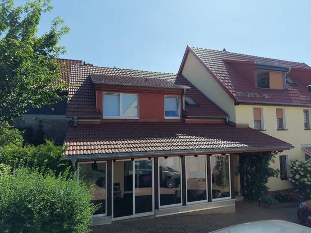 Doppelhaushälfte zum Kauf 349.500 € 4 Zimmer 167 m² 1.066 m² Grundstück Wormstedt Saaleplatte 99518