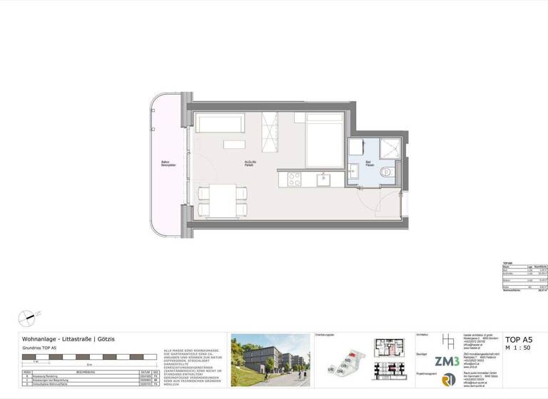 Studio zum Kauf - Erstbezug 209.000 € 1 Zimmer 28,6 m² 1. Geschoss Littastraße 12 Götzis 6840