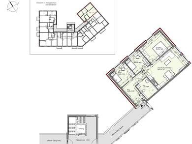 Wohnung zur Miete - Erstbezug nur mit Wohnberechtigungsschein 495 € 4 Zimmer 82,5 m² 1. Geschoss frei ab sofort Familie-Cohn-Str. 2 Vier Boizenburg/Elbe 19258